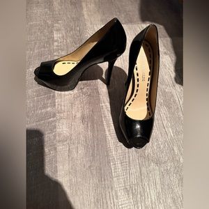 Enzo Angiolini black platform pumps. No box. Worn once